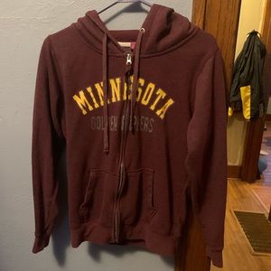 Golden gophers zip-up